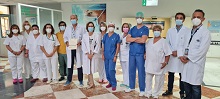 Profesionales de la Unidad de Oftalmología del Hospital Universitario Poniente 