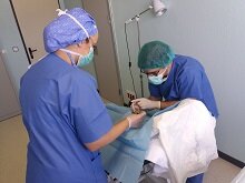 Administran medicamento va intravtrea en la nueva sala de Oftalmologa