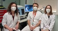 Profesionales del rea de Oftalmologa, con el doctor Carlos Doncel en el centro de la imagen