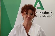 Montserrat Cabrera, enfermera de la consulta de Ostomas del Hospital Universitario Poniente 
