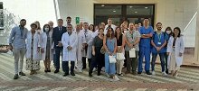 Foto de familia del acto de despedida de los EIR que finalizan su formacin